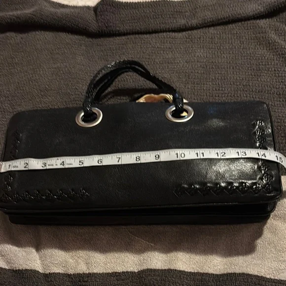 Bottega Veneta Black Leather Bag - Picture 2 of 11